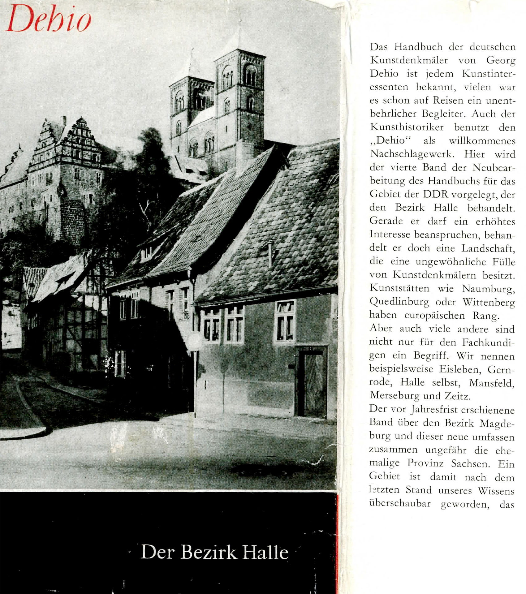 Handbuch der deutschen Kunstdenkmäler (Der Bezirk Halle) - Dehio, Georg